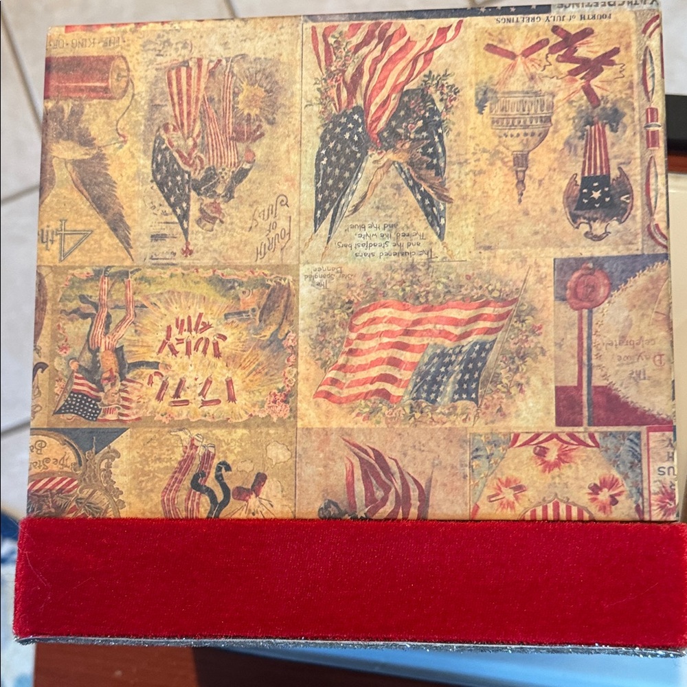 Patriotic Star-Patterned Storage Boxes - Picture 8 of 16
